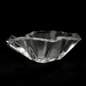 SKÅL, glas, "Iceblock", Tapio Wirkkala, signerad och numrerad 3847.