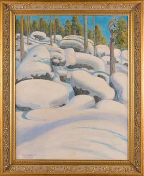 DAVID JOHANNES NIEMELÄ, oil on canvas, signed and dated 1928.