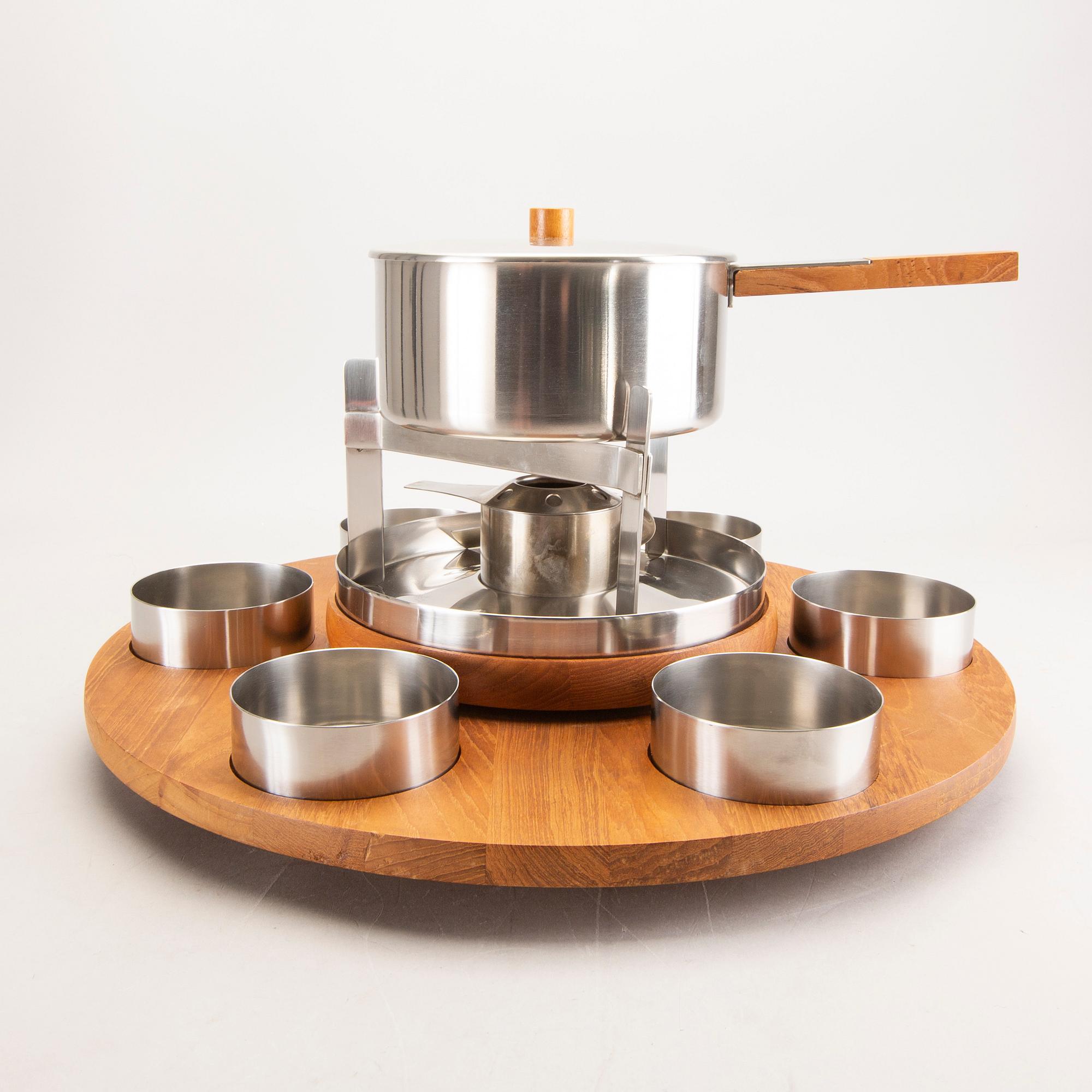 Arne Jacobsen, A Stelton fondue-set Denmark later part of the 20th century.