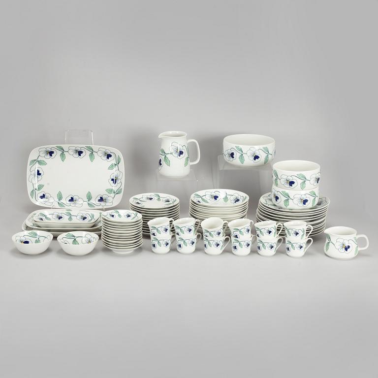 SYLVIA LEUCHOVIUS, servis, 60 delar, porslin, "Sylvia", jubileumsservis, Rörstrand.
