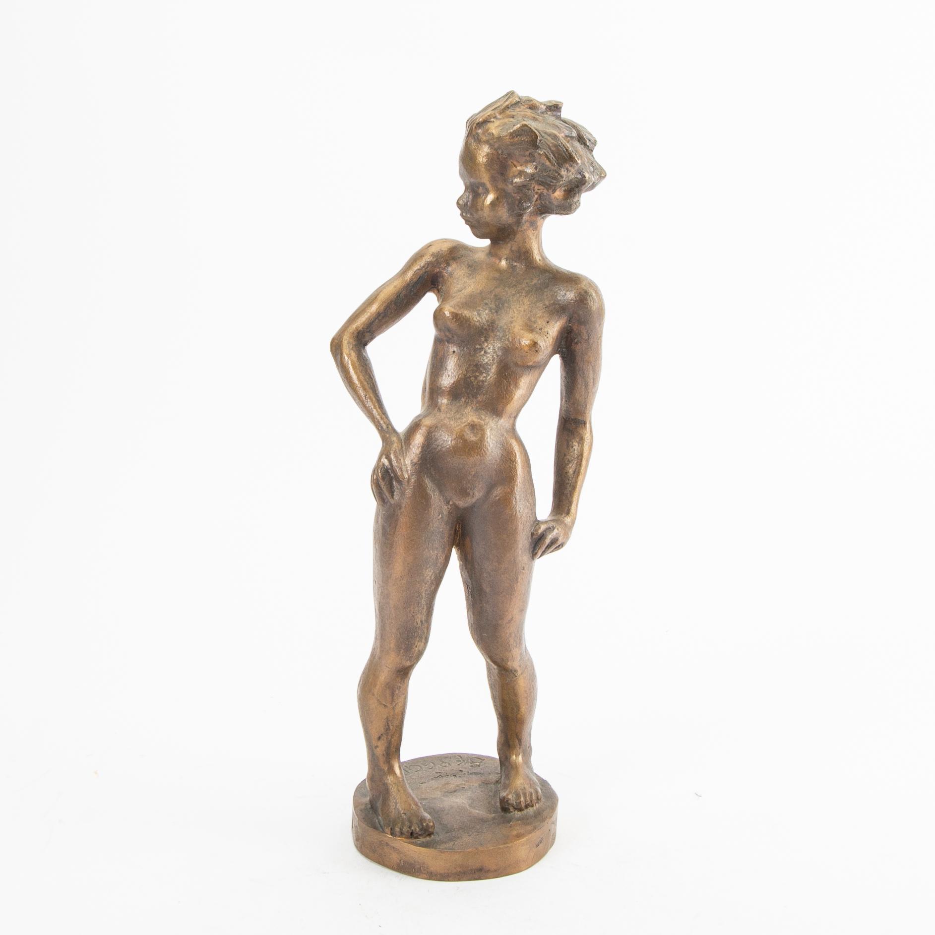 Sigge Berggren, a signed bronze sculpture.