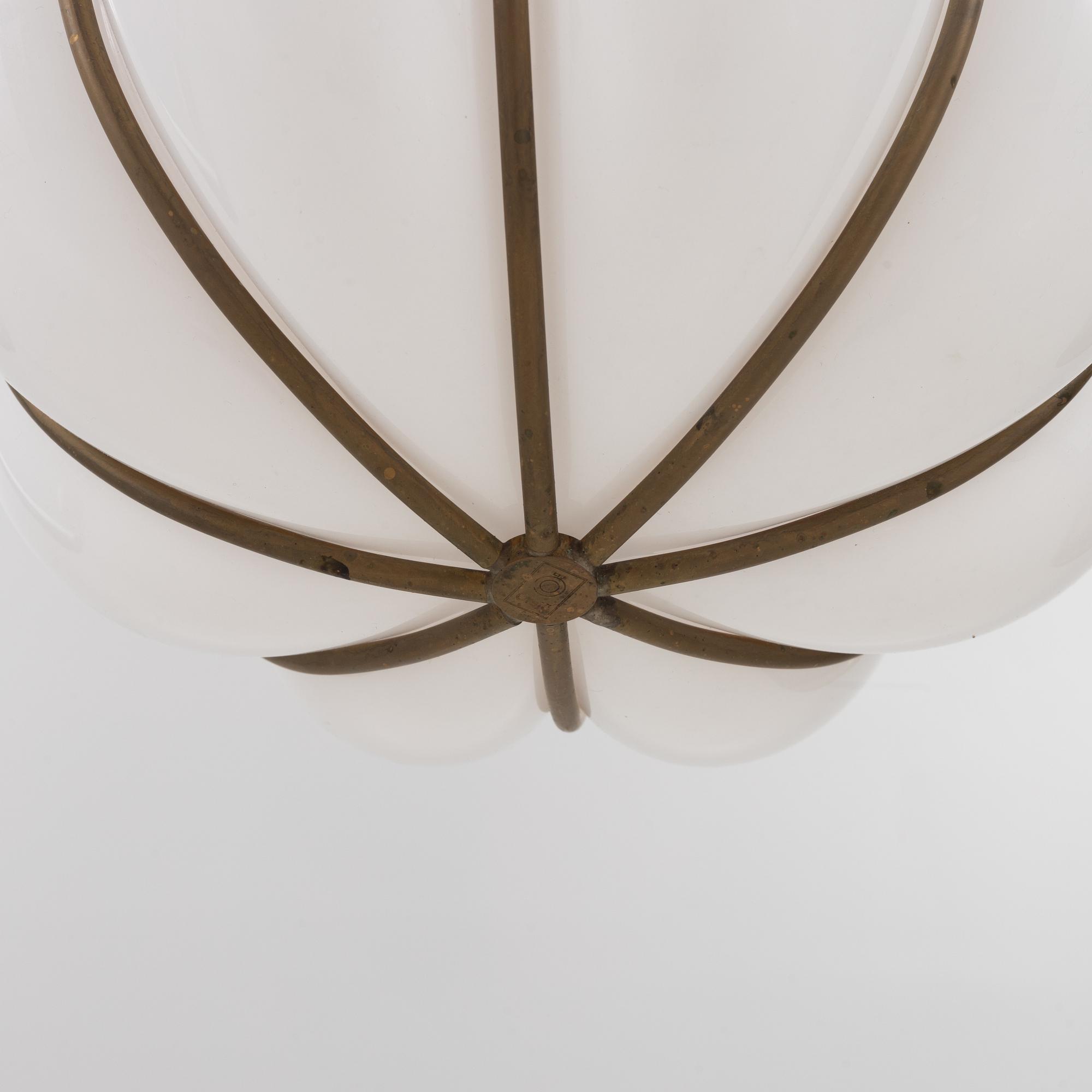 An 'Åbo' ceiling lamp, Örsjö belysning, 21st century.