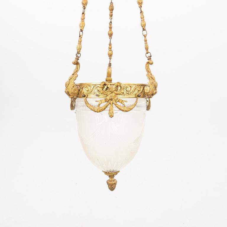 Chandelier/ceiling lamp Louis XVI style 20th century.