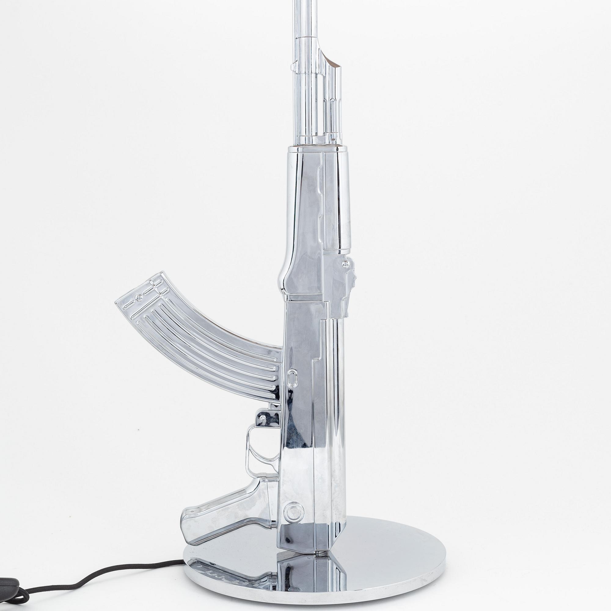 Philippe Starck, a table tamp, 'Guns - Table Gun', Flos, Italia, designed 2005.