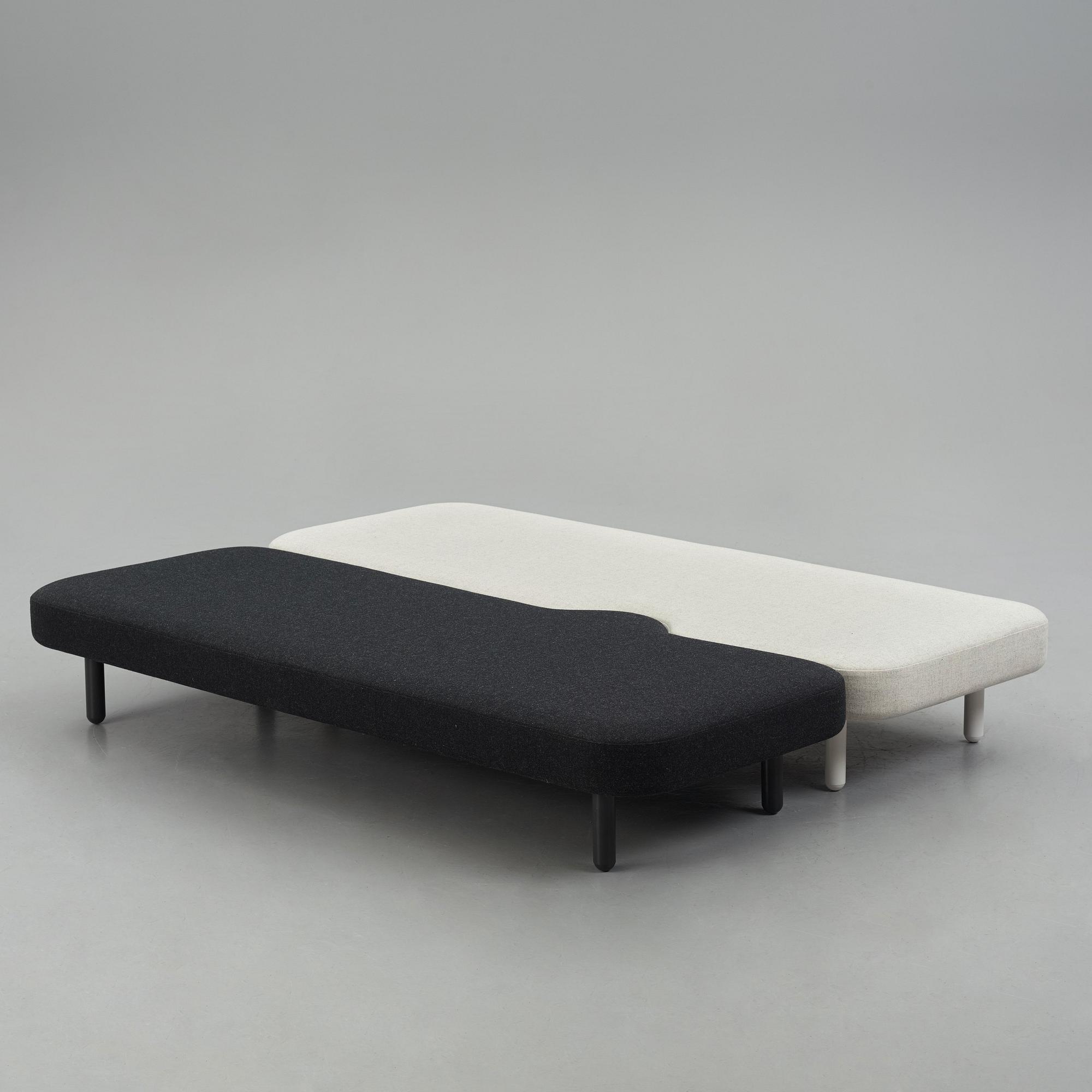 Claesson Koivisto Rune, "Adam and Eve", a pair of daybeds, Klein Dytham architecture, Japan, 2003.