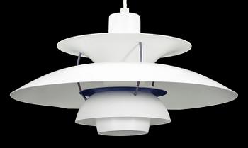 TAKLAMPA, PH-5, Poul Henningsen för Louis Poulsen, Danmark, 1900-talets andra hälft.