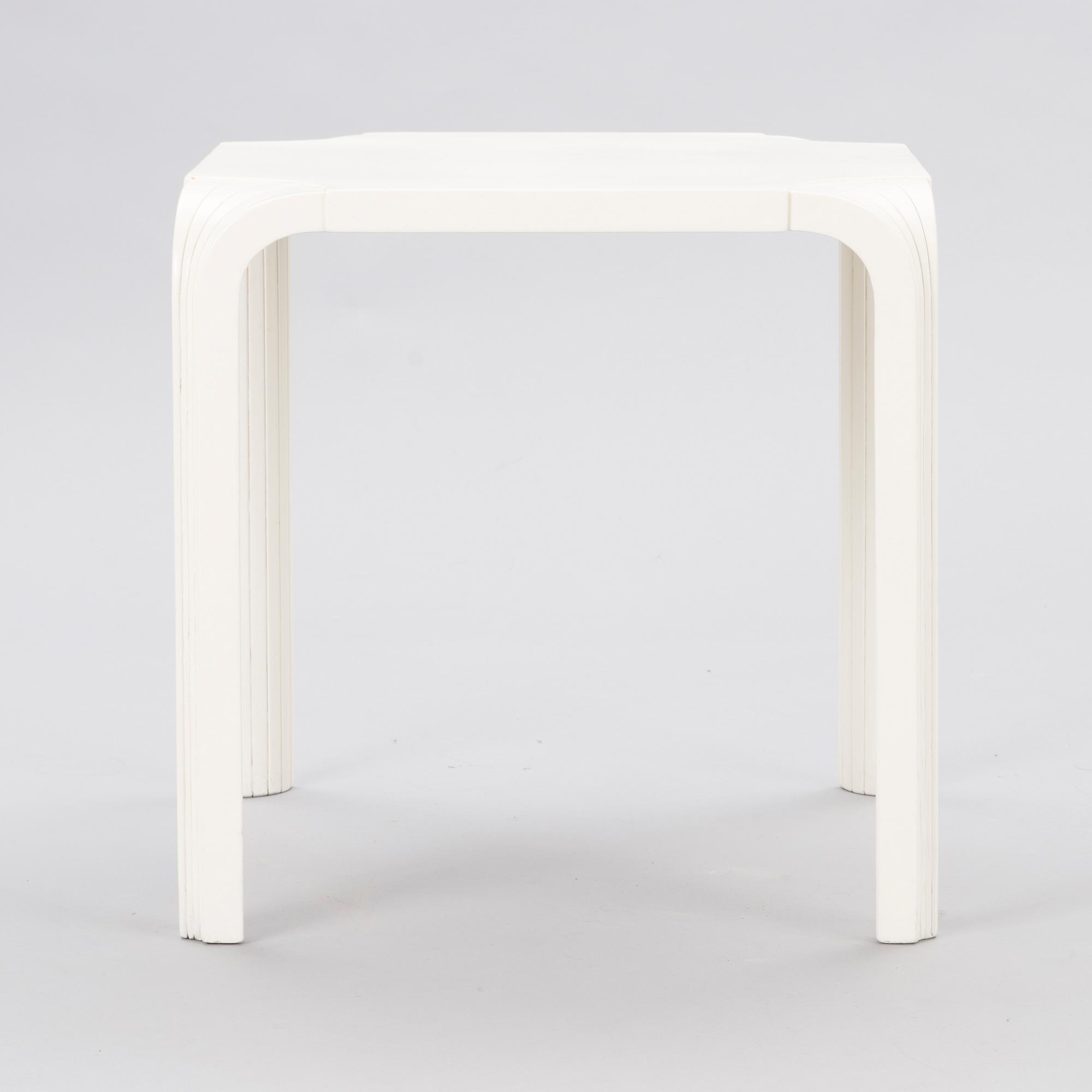 A late 20th century 'X601' stool for Artek, Finland.