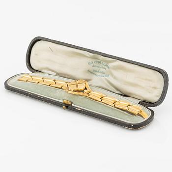 Bracelet, 18K gold, Edvard Johan Grönhagen, Stockholm 1859.
