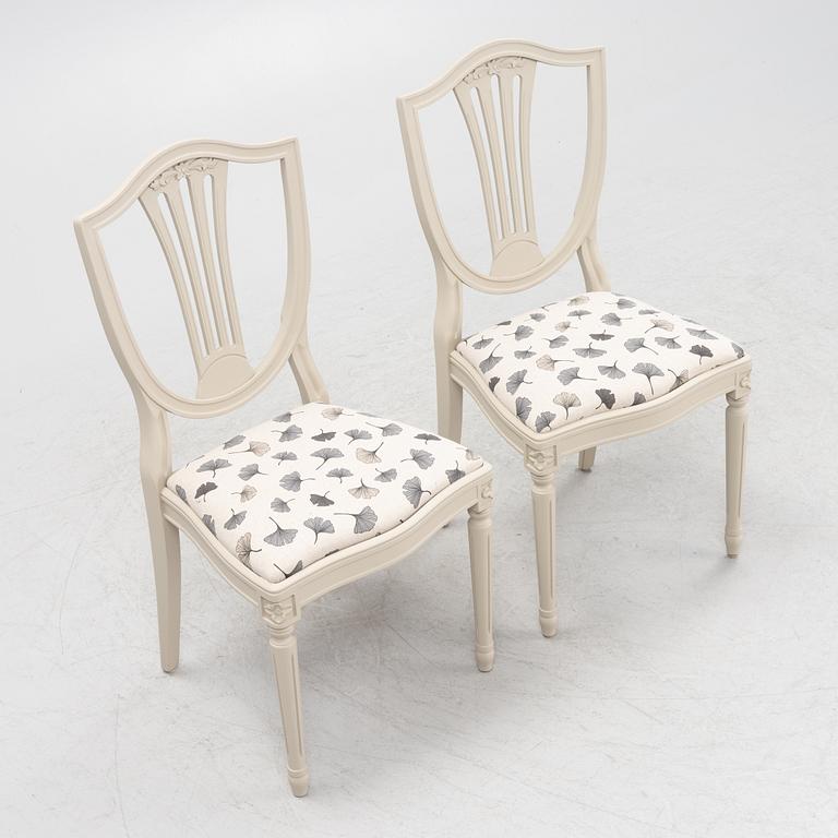 Matgrupp, 9 delar, gustaviansk stil, 1900-talets andra hälft.