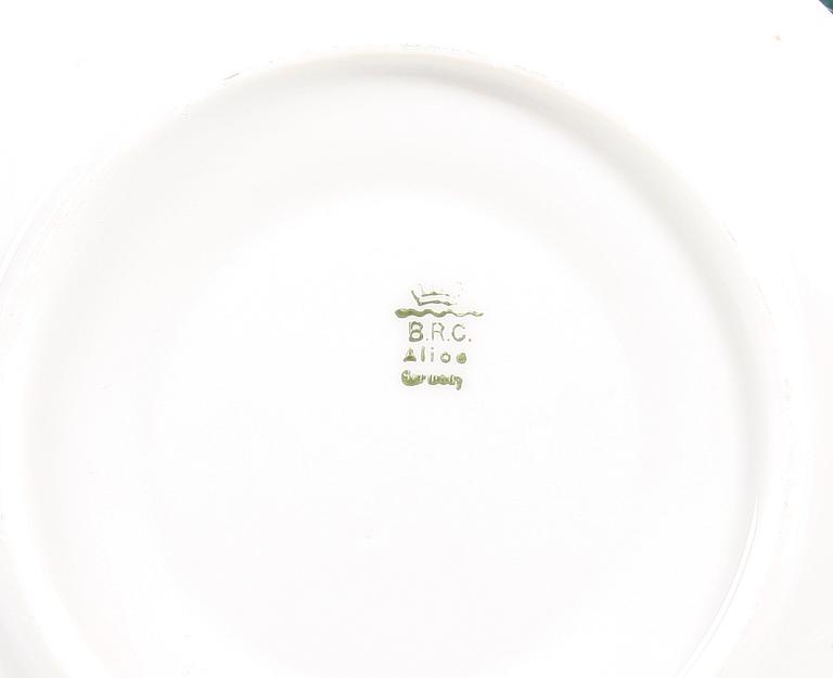 TEKOPPAR MED FAT, 12 st, porslin, Rosenthal.