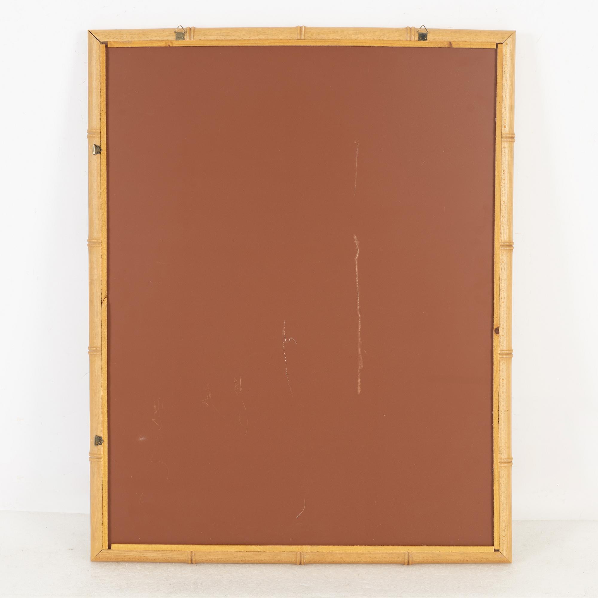 A mirror and table, second half of the 20th century.