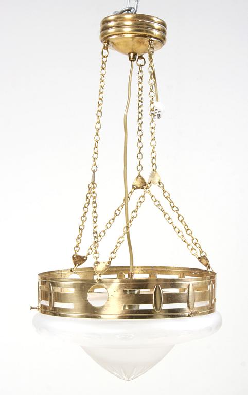 TAKLAMPA, senjugend, omkring 1910, h 62.