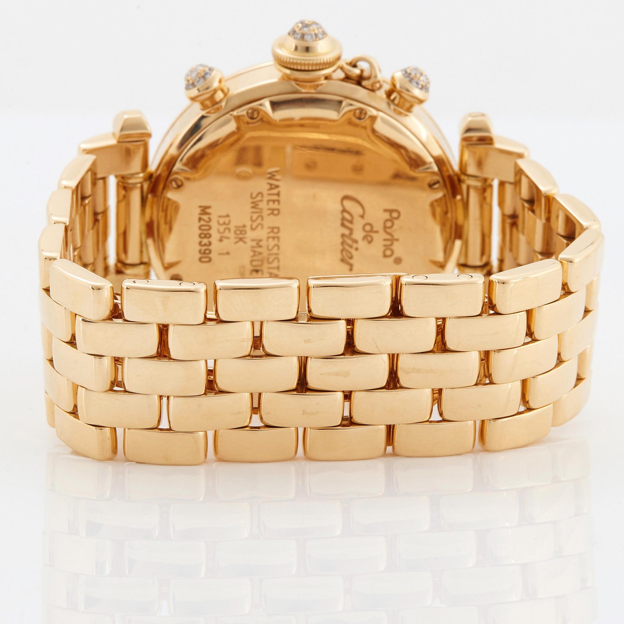 Cartier "Pasha" wristwatch.