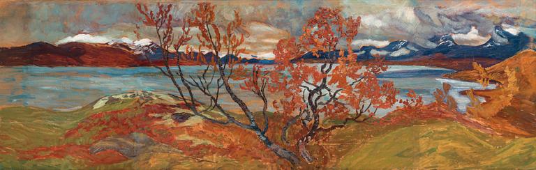 Helmer Osslund, "Torne träsk om hösten" (Torne träsk in autumn).