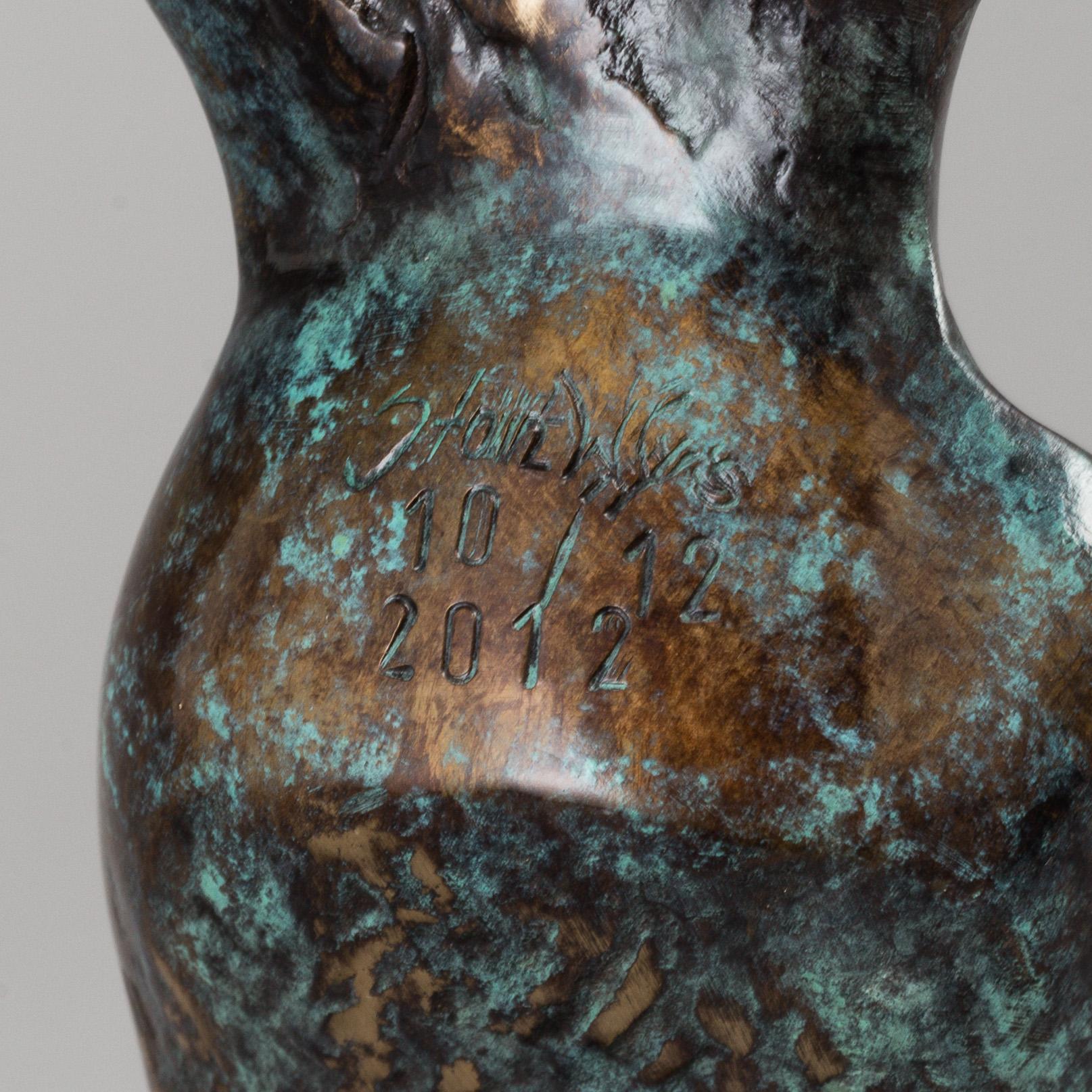 STAN WYS, a bronze sculpture, signed, dated 2012 and numbered 10/12.