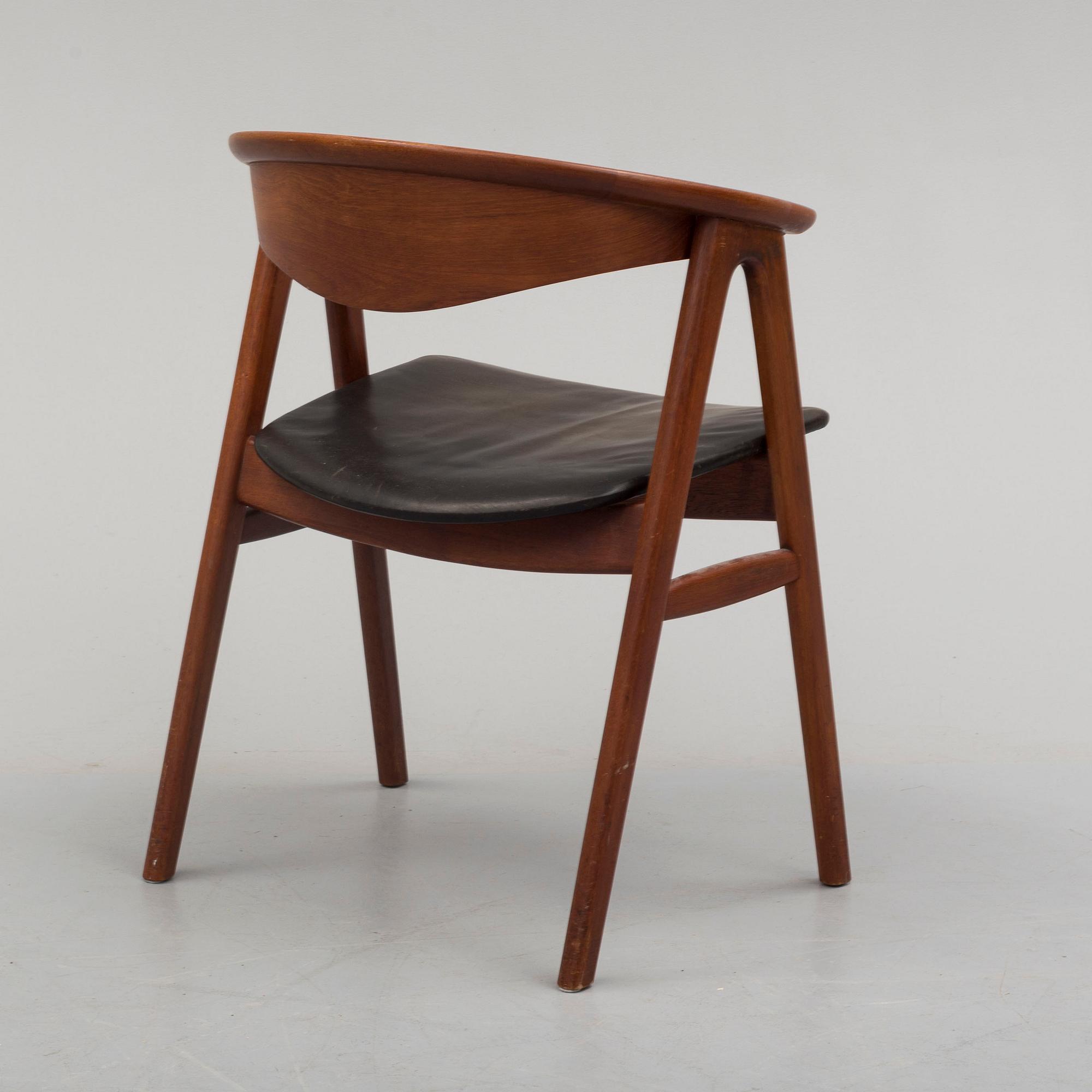 ERIK KIRKEGAARD, karmstol, Høng Stolefabrik, 1960-tal.