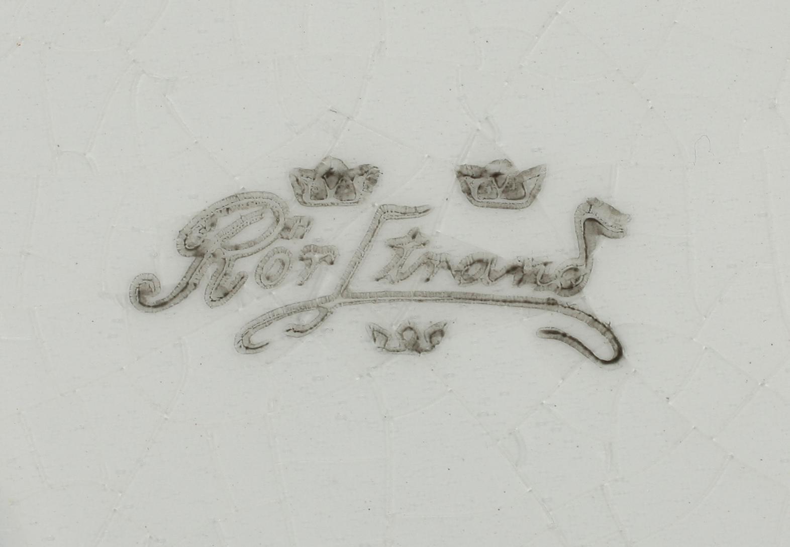 KRÄFTSERVIS, 20 delar. Flintgods, Rörstrand, 1900-talets början.