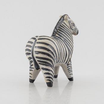 Lisa Larson, figurin, stengods, "Zebra", ur serien "Stora Zoo", Gustavsberg.