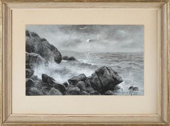 JOHNNY MILLAR, gouache, signerad och daterad 1923.