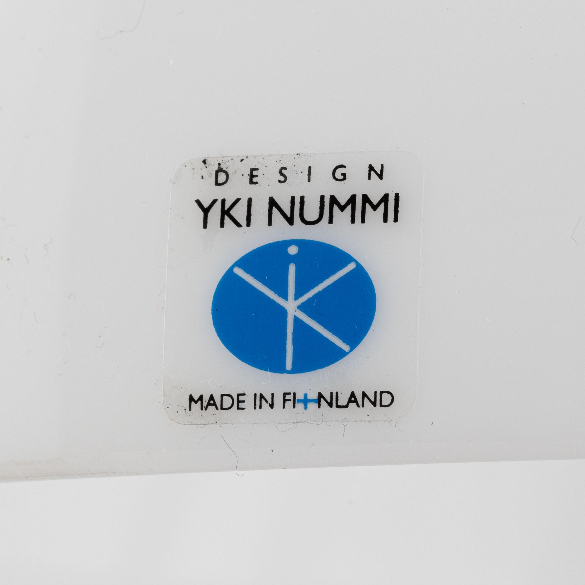 Yki Nummi, a pair of "Kupoli" table lamps from Innolux, Finland, 21st century.