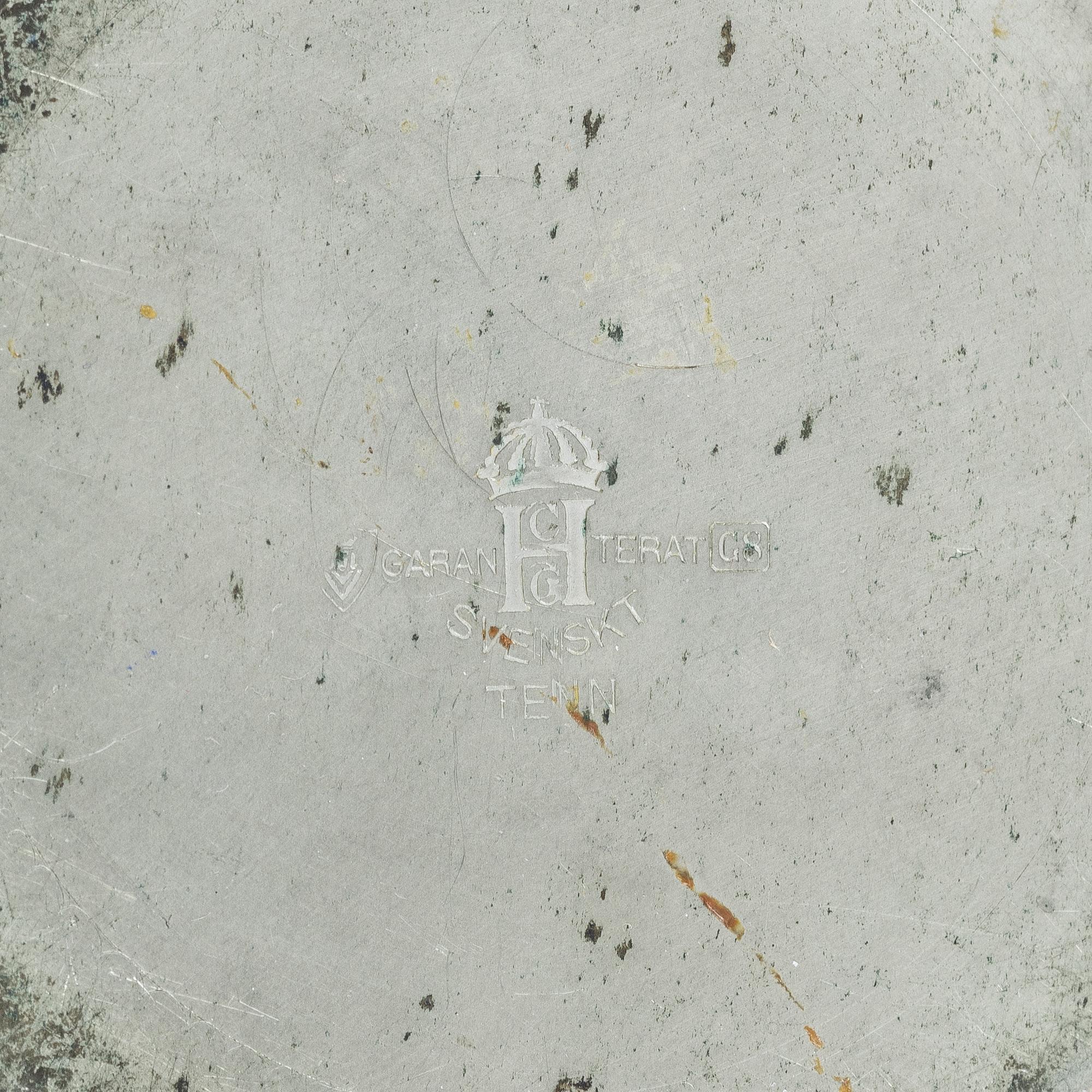 Sylvia Stave, attributed to, Jar, pewter, C. G. Hallberg, Stockholm 1933.