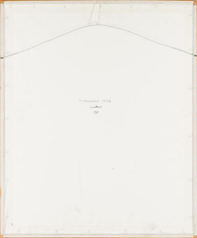 Pentti Kaskipuro, etsnng, torrnål, signerad och daterad -89, numrerad 30/70.