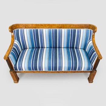 Soffa, biedermeier, Wien 1800-talets mitt.