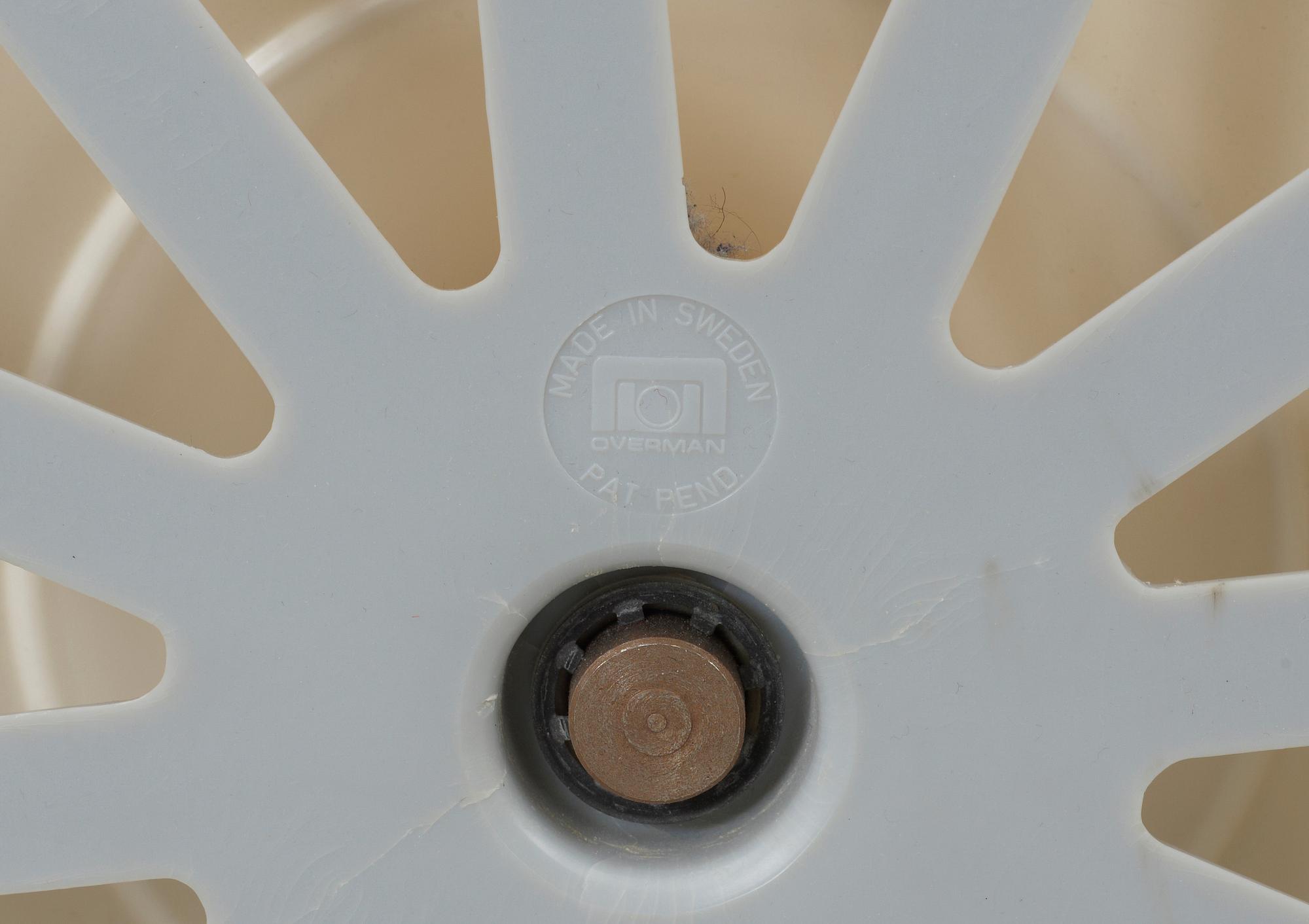 SNURRFÅTÖLJ, "Overman", Sverige, 1900-talets andra hälft.