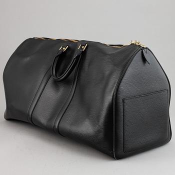 Louis Vuitton, Weekendbag 'Keepall Epi 55'.