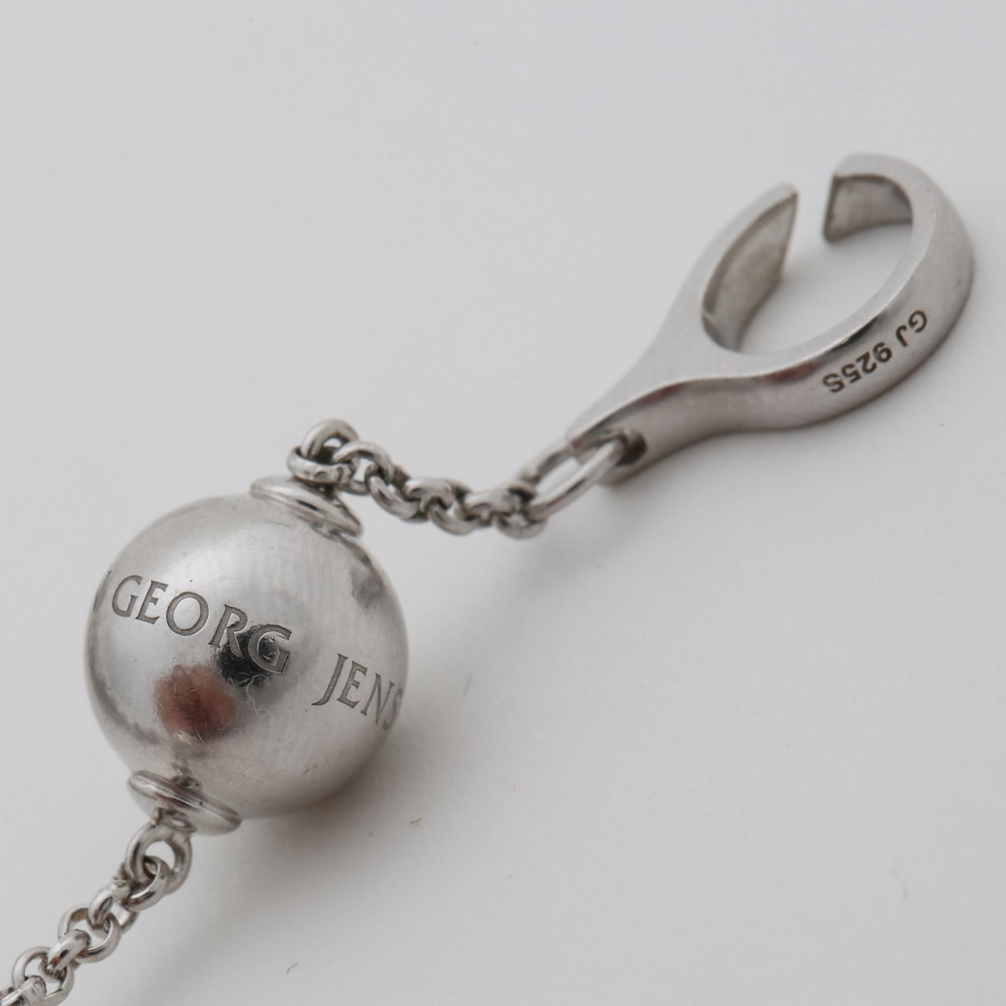 GEORG JENSEN, "Sphere", necklace sterling silver.