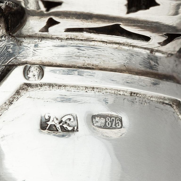 Kåsa, silver, oidentifierad mästare, Lettland ca 1920-1939.