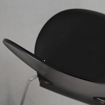 STOLAR, 6 st, "Myran", Arne Jacobsen, Fritz Hansen, 1978 och 1980.