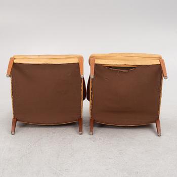 Arne Norell, a pair of "Löven" armchairs, Norell Möbler, Sweden,.