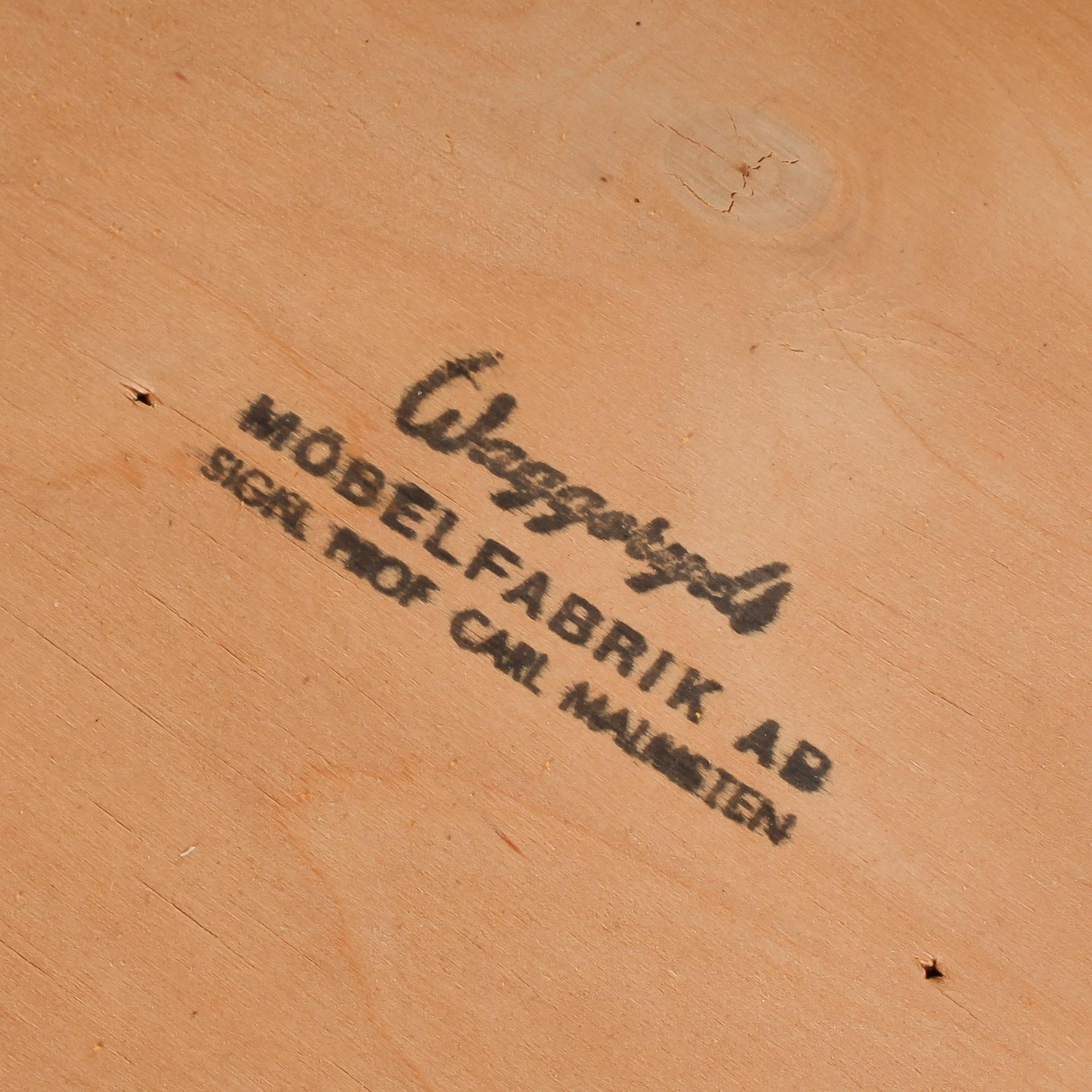 STOLAR, 4 st, "Talavid", Carl Malmsten, Waggeryds Möbelfabrik AB, 1950/60-tal.