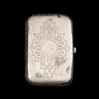 DOSA, silver, mästarstämpel P.S, St. Petersburg, Ryssland,  1890-tal. Vikt 62 g.