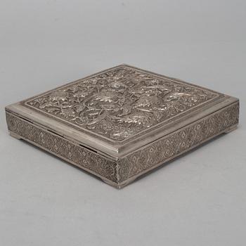 A silver box, first half of the 20th century.