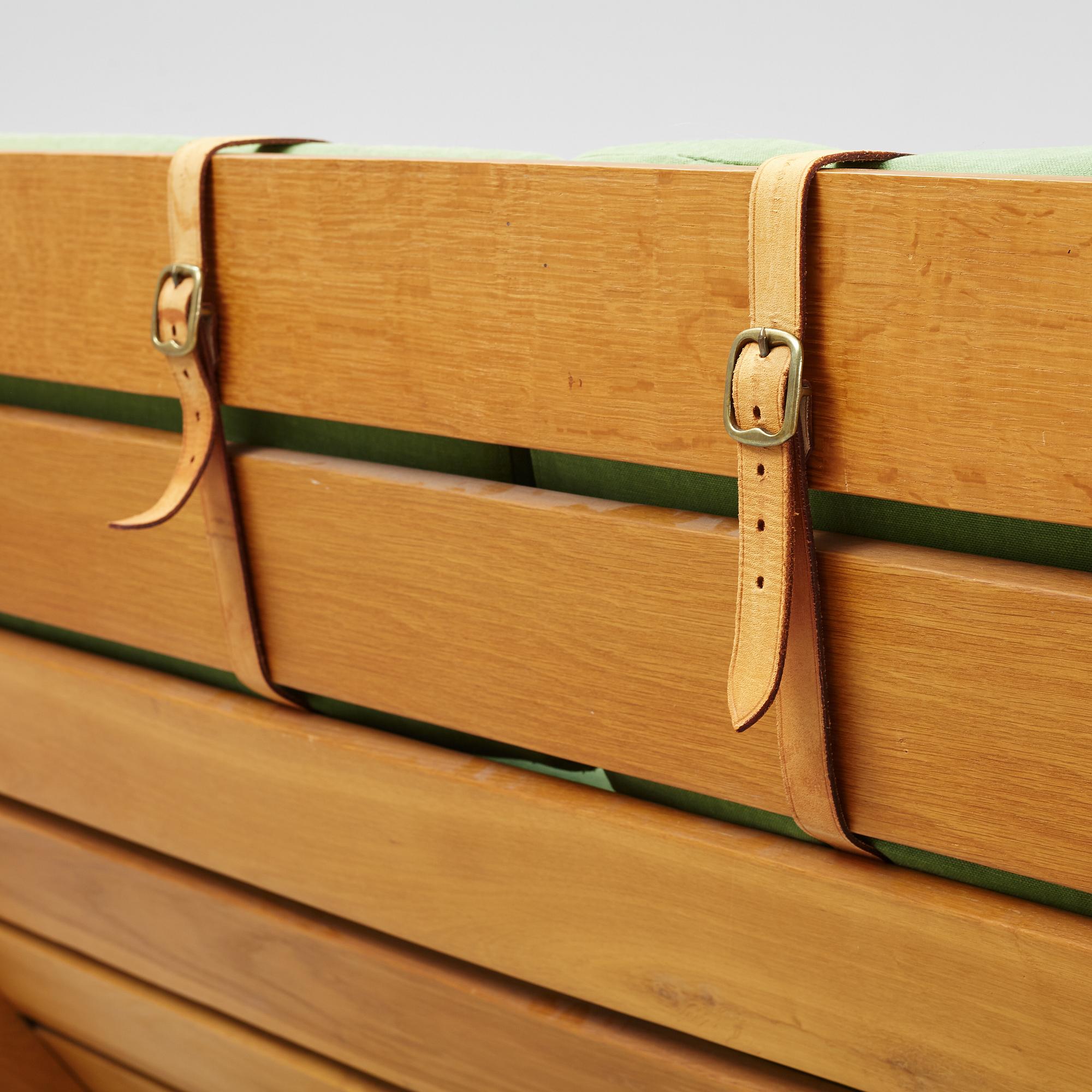 Soffa med fotpall, Erik Jørgensen Møbelfabrik, Danmark.