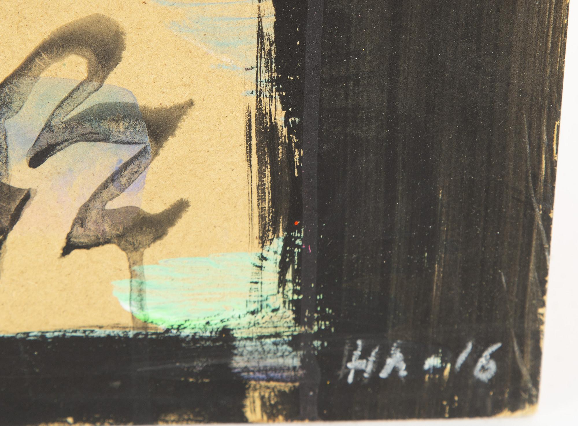 Hanna Andersson, acrylic on panel, signed and dated -16.