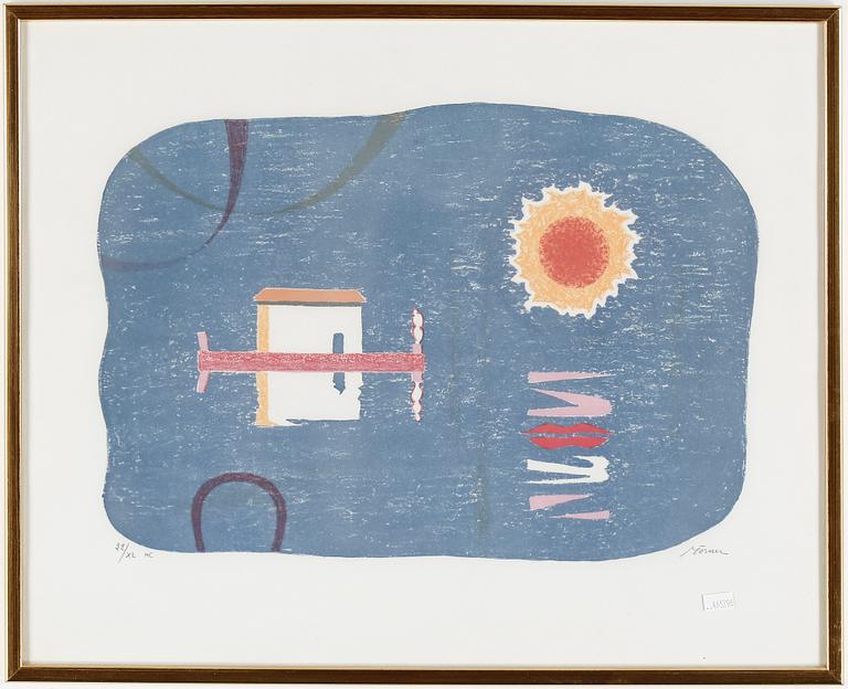 STELLAN MÖRNER, litografi, signerad, numrerad 22/XL HC.