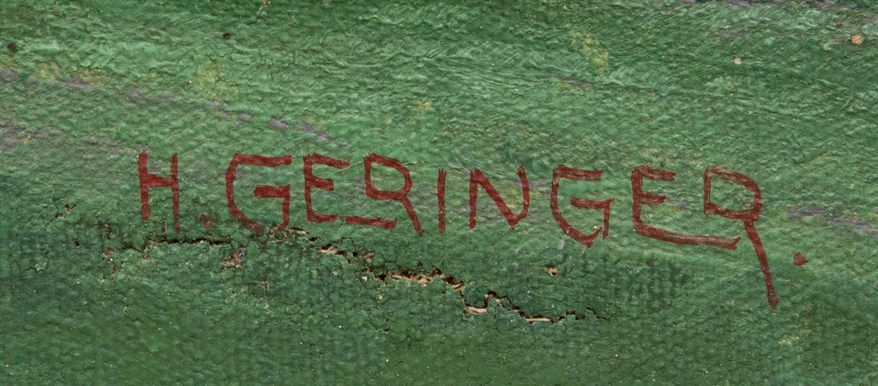 Hans Geringer, olja på duk signerad.