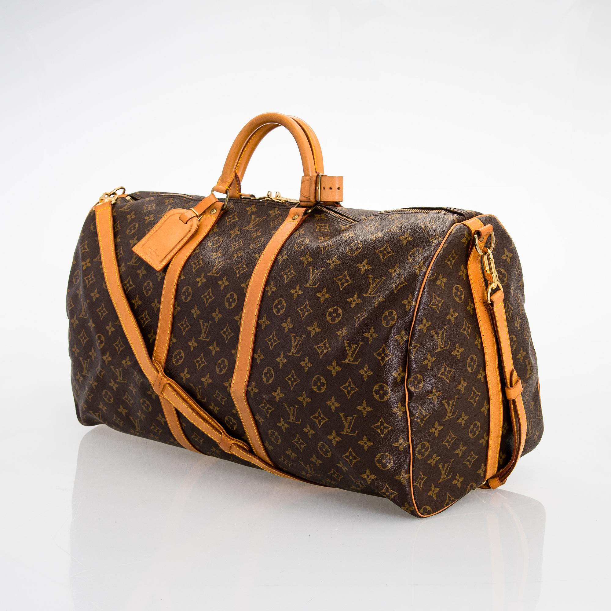 Louis Vuitton, a monogram 'Keepall 60 Bandoulière' Weekendbag.