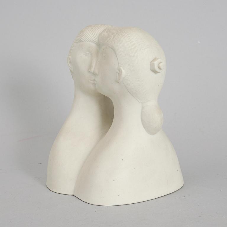 STIG LINDBERG, a porcelain sculpture 'De Tu' from Gustavsberg.