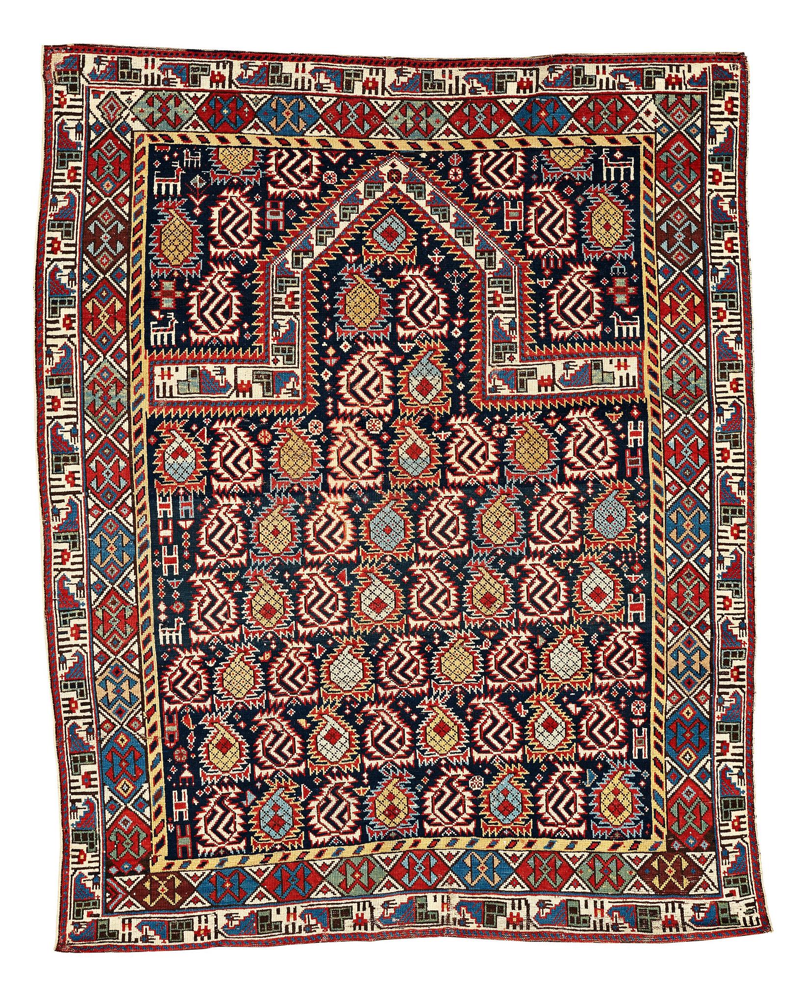 MATTO, an antique Marasali prayer rug, 19th century, ca 151 x 119 cm.