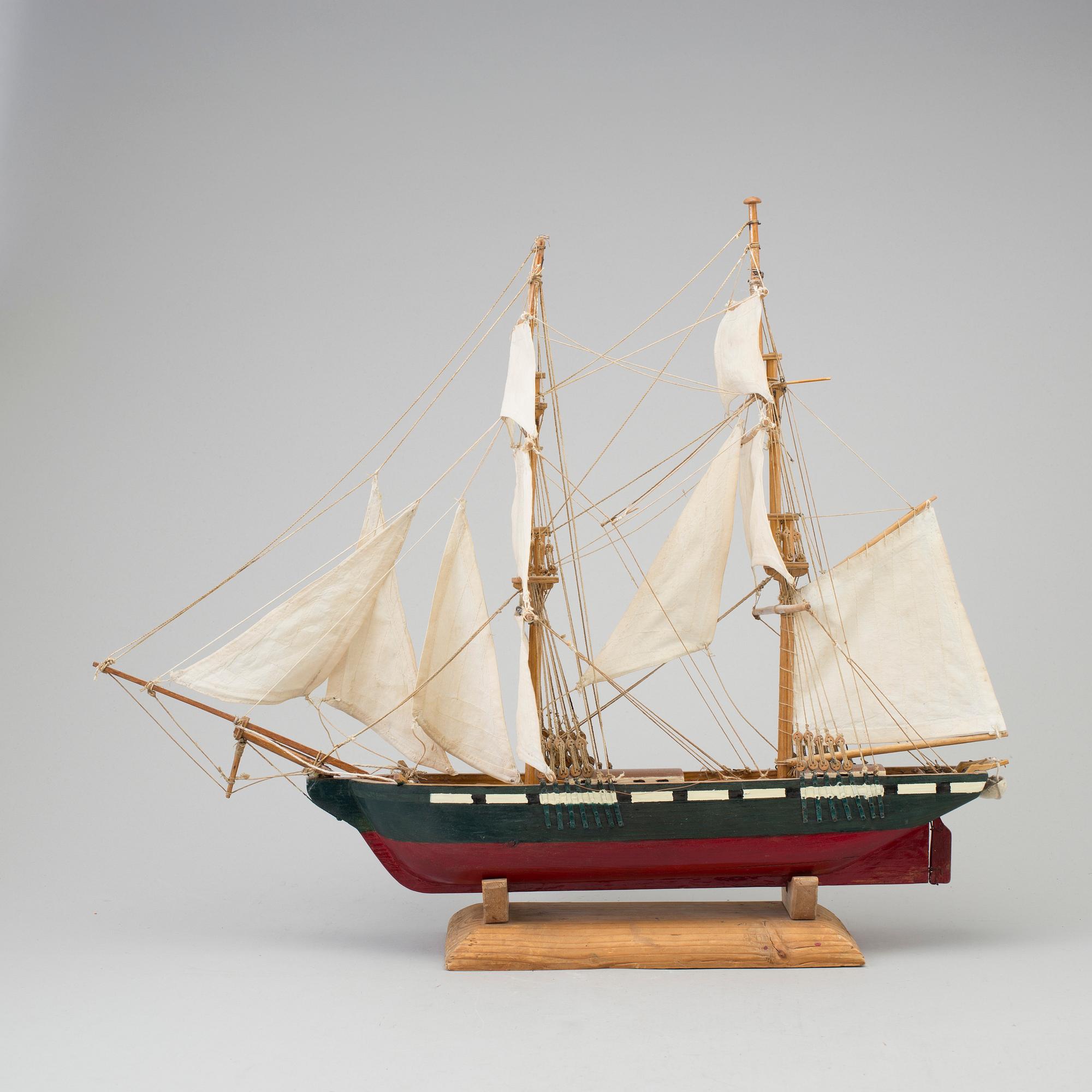 A ship model, first half of the 20th century.