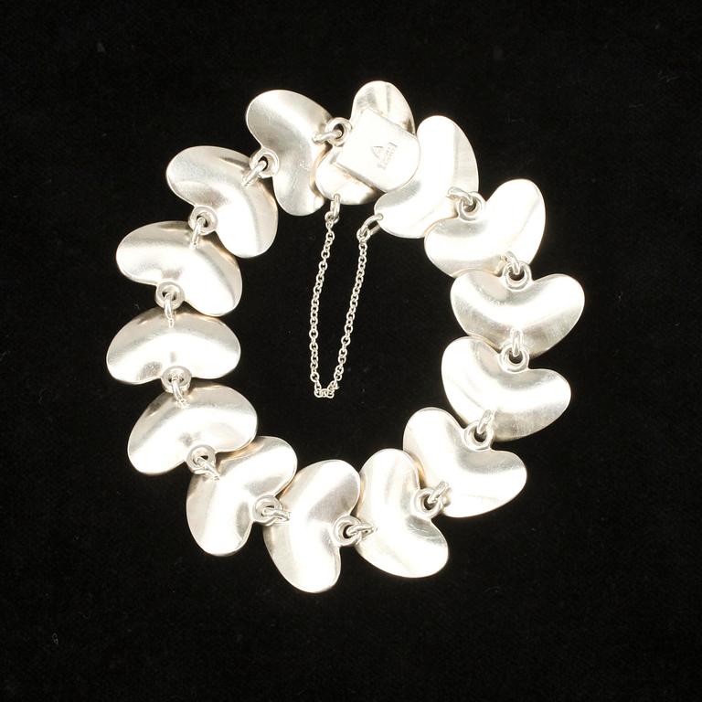 ARMBAND, sterling silver, Anton Michelsen, Danmark 1900-talets mitt. Vikt 62 g.