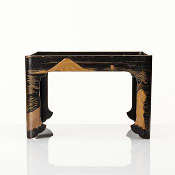 A Japanese lacquer stand, Meiji (1868-1912).