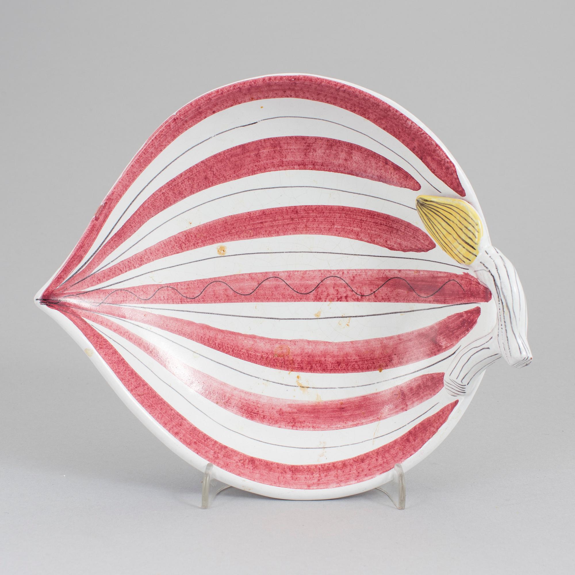 A Stig Lindberg, plate, Gustavsberg studio 1950´s.