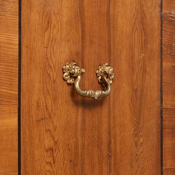 A Swedis Rococo 18th century cupboard.