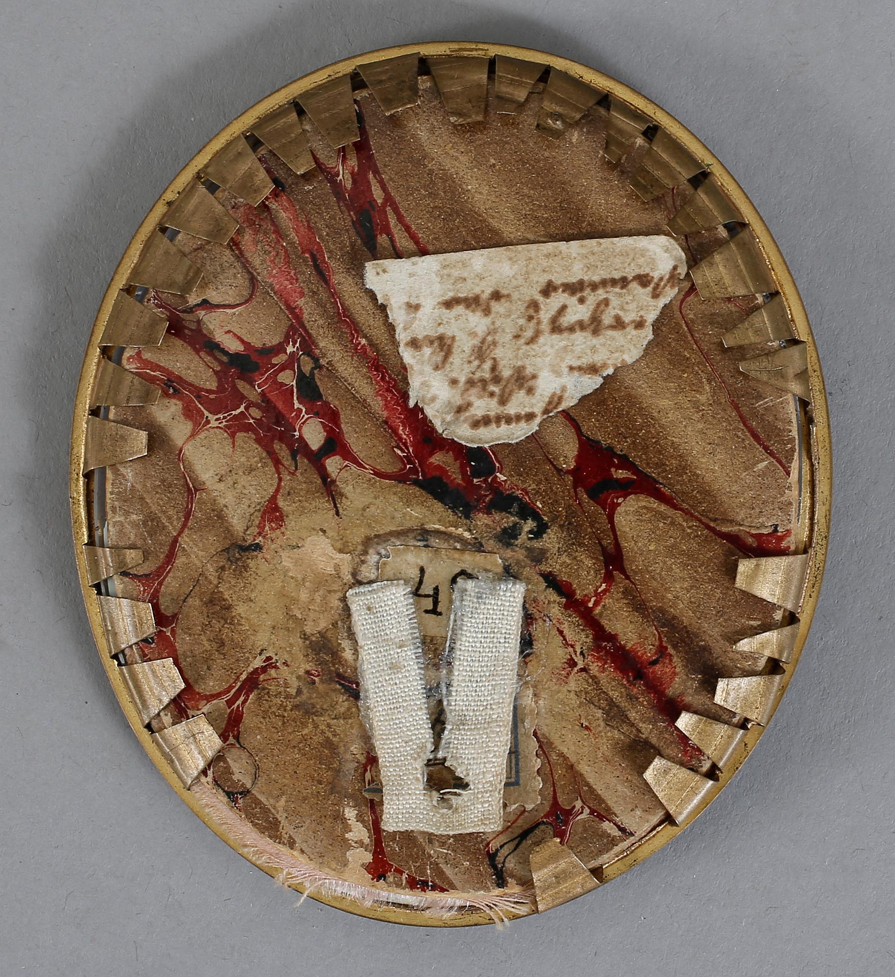 OKÄND KONSTNÄR, 1700-1800-tal. Miniatyr. Gouache på ben.