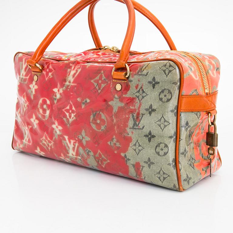 Louis Vuitton, a 'Le Rose Defile Denim Pulp PM' bag design Richard Prince.